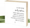Wunderpixel® Holzbild Meine Schwester - 15x15x2cm Holzschild zum Hinstellen/Aufhängen, echter Fotodruck mit Spruch auf Holz - schwarz-weißes Wand-Bild Aufsteller Dekoration und Geschenk-Idee