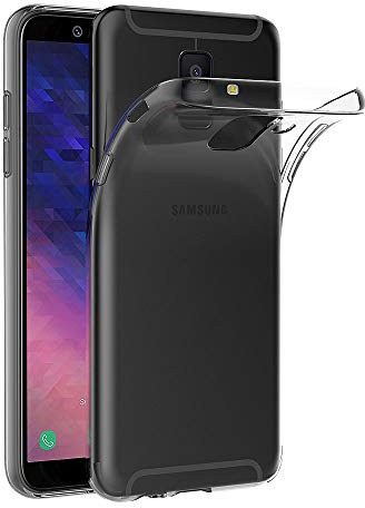 AICEK Samsung Galaxy A6 2018 Hülle, Transparent Silikon Schutzhülle für Samsung A6 2018 Case Clear Durchsichtige TPU Bumper Galaxy A6 2018 Handyhülle (5,6 Zoll)