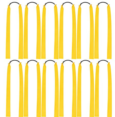 YAAVAAW 12 Pcs Flat Slingshot Rubber Bands,Hunting Catapults Rubber Bands,Flexible Rubber Latex Catapult Bands,Replacement Bands for Catapult-Hunting, Non-Slip, Stretchy, Elastic