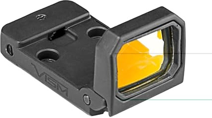 NcSTAR VDFLIPGLOM2 Vism Flip Dot für Glock Mos & RMR Halterungen, rote Beleuchtung