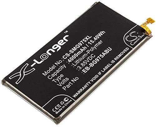 TECHTEK Batteries 4000mAh Compatible avec [Samsung] Galaxy S10 Plus, Galaxy S10+, SM-G9750/DS, SM-G9758/DS, SM-G975D, SM-G975F/DS, SM-G975U, SM-G975U1, SM-G975W remplace EB-BG975ABU