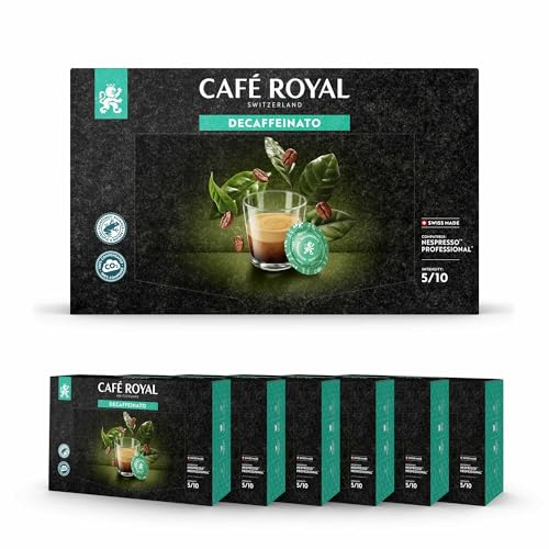 Café en Dosettes - Café Royal Pro | 6 x 50 - Compatibles avec les Machines à café Nespresso®* Professional - Saveur Déca