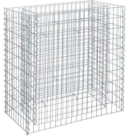 ESTEXO Hochbeet Gabionenhochbeet Gabione Pflanzkorb Drahtgitter Steinkorb Verzinkt Korb Stahlgabione Stahlkorb Metallbeet Metallhochbeet (450x50x100 cm)