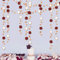 Pink Blume 42Ft Blumengirlande aus weißem Papier, Roségoldfolie, zum Aufhängen, für Junggesellinnenabschied, Verlobung, Hochzeit, Geburtstag, Hochzeit, Jahrestag, Dekoration