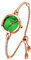 SKMEI Frauen Uhren Armband Diamant Damen Klein Roségold Mode Luxus Dünn Wasserdicht Analog Quarz Casual Mädchen Frau Geschenke Silber Armbanduhr, green, 24