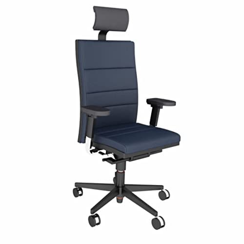Sedus, Mr-102, Mr. 24, 24 Stunden Bürostuhl, Phoenix Stoff, dauerhaft mit bis zu 200kg belastbar, ergonomisch, höchster Sitzkomfort & Stabilität (Costa, Mit Nackenstütze)