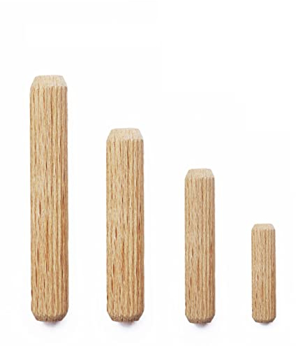 Holzdübel, Riffeldübel aus Buche Ø 6-18mm / Länge 20-160mm (25, Ø 12 x 100 mm)