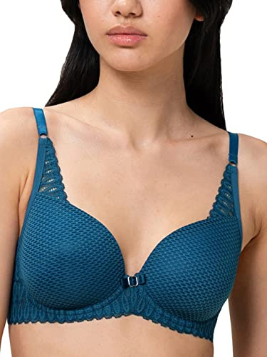 Triumph Women's Aura Spotlight WHP Wired Padded Bra, Smoky Blue, 32DD