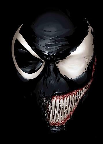 Displate Offiziell Marvel MetallPoster Magnetische Befestigung Inklusive Lizenziert Bilder Hochwertiges Poster Venom - Venom 45 cm x 32 cm