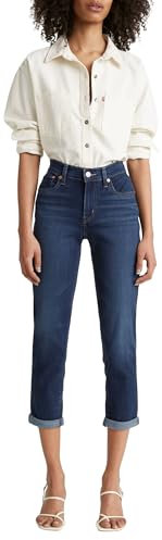 Levi's Mid Rise Boyfriend, Jeans para Mujer, Cobalt Layer, 31W / 30L