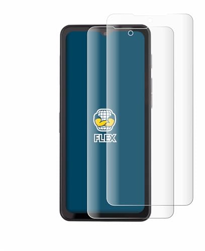 BROTECT 2 Stück Full-Cover Schutzfolie für Caterpillar Cat S75 Full-Screen Displayschutz-Folie [3D Curved, Anti-Fingerprint, Kristall-Klar]