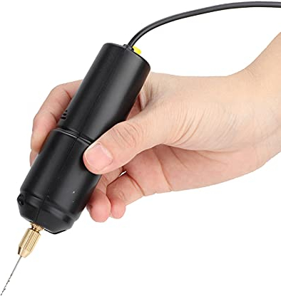 Rosvola Mini-Bohrmaschine, mit USB-Kabel Kleine Bohrmaschine, für Papierblatt Kunststoffplatine Leiterplatte