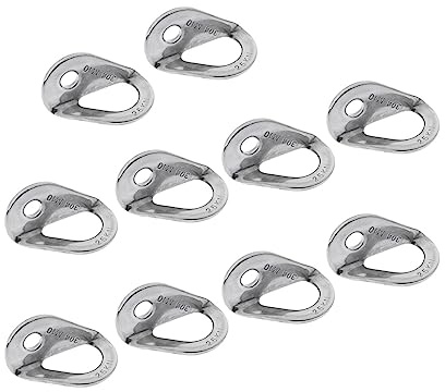 Milageto 10 pièces Escalade Clou Cintre Expansion Clou Cintre Acier Inoxydable Montage Mural matériel Plaque de pour l'alpinisme en