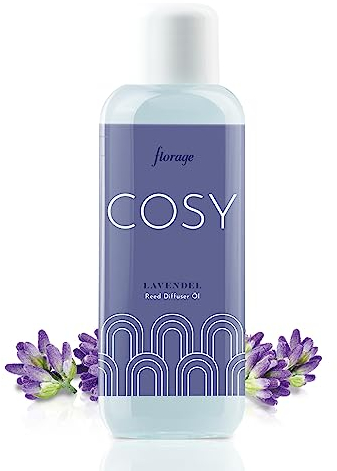 florage Raumduft Nachfüllflasche 500ml LAVENDEL PREMIUM für Reed Diffuser Duftstäbchen, Aroma Nachfüller für Stäbchen, Nachfüllpack für Lufterfrischer zum nachfüllen, Raumerfrischer refill