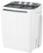 Superday Portable Washing Machine, 2 In 1 Small Washing Machine and Spin Dryer Combo, 14.5lbs Compact Mini Twin Tub Washing Machine for Camping, Apartments, Dorms, College Rooms, RV, Delicates, Grey