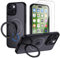 XINKAE Funda iPhone 15 con Soporte 360° de Rotación Carcasa iPhone 15 con protección Militar Apple i Phone 15 Cover Práctica Funda Mate magnética a Prueba de Golpes Negro