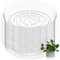 20pcs Soucoupes Pot Fleur, 21cm Soucoupe Plante Transparent et Réutilisable, Coupelle Plastique pour Plantes Intérieur et Extérieur, sous Pot de Fleurs, Plantes et Orchidées