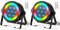 Ukfog 2pcs 7LEDs + 48 SMD LED Bühnenleuchten 2-in-1 LED Par RGBW/DMX DJ Lichter 6/10CH Partylicht 4 Kontrollmodi Modus Led Strahler DJ Lichteffekt für Bar/Party/Hochzeit/Studio/Halloween