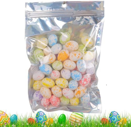 Bvizyelck Ostereier-Dekorationen, gesprenkelte Schaumstoff-Eier für Ostern, Mehrfarbig, Osterdekoration, Zubehör für, Zuhause, Schlafzimmer
