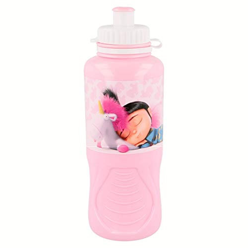 ALMACENESADAN, 4940, Pack vuelta al cole, regalo navidad; compuesto por Botella sport 400ml multicolor, producto reutilizable, sin BPA; de la licencia (Agnes)