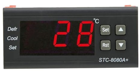 berjalan Stc-8080A Regolatore di Temperatura Allarmante per Sbrinamento Frigorifero Digitale Termostato In Plastica