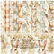 Scrapbooking Dekor Papier Single, gemustertes Papi 48 Blatt 6x6, einseitiger Karton mit Ostereier-Hasen-Druck, gemustertes Papier, 160 g/m², for selbstgemachte Fotoalbum-Hintergründe