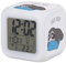 Fabulous Chill Dude Wecker Würfel beleuchtet Weiß – Chill Dude Faultier Kinder Schlaf – 7,8 x 7,8 x 7,8 cm – Retro Beleuchtung Mehrfarbig LED