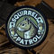 Klett Patches Patch Tier Klett Lustig Patches Süße Squirrel Patrol Klett MilitäR Taktisch Aufnäher für Kleidung, Rucksäcke, Jacken, Jeans