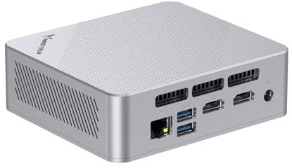 MINIS FORUM Mini PC UN150P, Intel Twin Lake N150, 16 Go DDR4 512 Go M.2 2280 PCIe/SATA SSD + 2,5 SATA + TF Solt, USB3.2 (PD&DP, 2 x HDMI, 2,5G RJ45, WiFi6