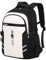 Tanou Schulrucksack Teenager Rucksack Jungen, 38L Schultasche für Jungs mit Große Kapazität, Atmungsaktiv Lässiger Schulranzen Tagesrucksäcke Herren für Reisen, Schwarz/Weiß