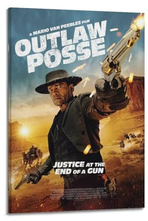 FAGERERO Filmposter Outlaw Posse, dekoratives Gemälde, Leinwand, Wandposter und Kunstdruck, moderne Familienschlafzimmer-Dekoration, Poster, 30 x 45 cm