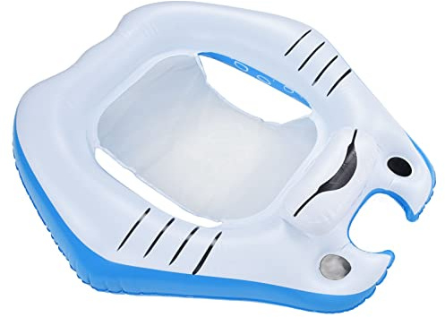 OEBUAFI Aufblasbarer Pool-Float für Erwachsene, Sportsattel-Design, Hängematten-Liege-Drifter-Stuhl, PVC-Material, für Wasserparks