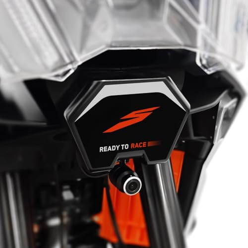 Az Graphishop Adesivo Radar Compatibile Con KTM 1390 Super Adventure S 2025 Protezione da Urti e Graffi Made in Italy ADR-1390SAS-26 (White & Black)
