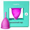 Lunette Menstruationstasse - Lila - Model 1 für leichte Blutung