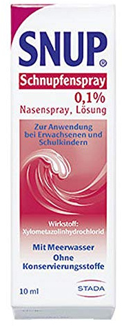 Snup Schnupfenspray 0,1% Nasenspray 10 ml