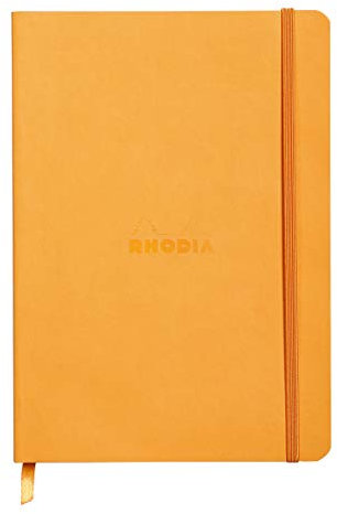 Rhodia 117415C Notizheft (mit weichem Umschlag, liniert, 80 Blatt, DIN A5, 14,8 x 21 cm) 1 Stück orange: 29