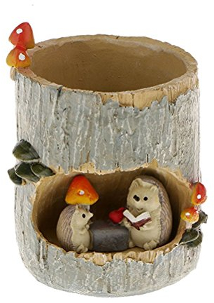 niedlich Hedgehog Fetthenne Sukkulenten Pot Blumentopf Bonsai durch Feld Pflanze Bed Büro Haus Garten Pot Dekoration