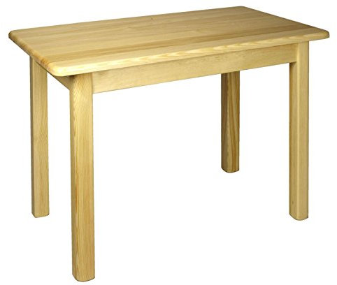 Magnetic Mobel Tisch Esstisch Küchentisch Speisetisch Kiefer massiv Restaurant Holz (80x80, Unbehandelt)