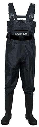 Night Cat Fishing Waders for Men Women Hunting Chest Waders with Boots Waterproof Breathable Crosswater Waders