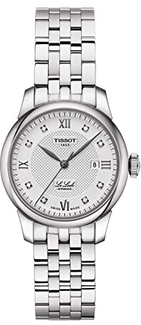 Tissot Damen-Uhren Analog Automatik One Size Edelstahl 87687449