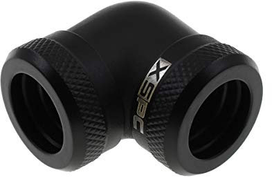 XSPC 14mm PETG Rigid Tubing Elbow Fitting - Matte Black