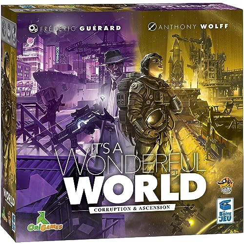 LUCKY DUCK GAMES It's A Wonderful World Corruption & Ascension Brettspiel-Erweiterung – Erweitern Sie Ihr Imperium mit neuen Herausforderungen, ab 14 Jahren, 1–6 Spieler, 30–60 Minuten Spielzeit,