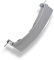 DL-pro Tirador de puerta para Bosch Siemens Constructa 648581 00648581, color plateado, mango de plástico, abridor de puerta, 23 x 9 x 4,2 cm, para lavadora, secadora, secadora