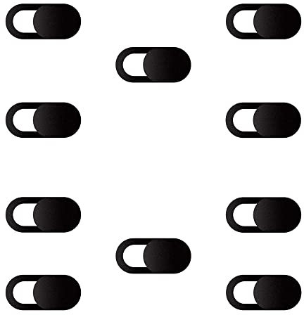 [10pcs] ReFind Camera cover Slide Blocker. Accessories for mac,phone,iphone,laptop accessories, computer accessories. Privacy Sticker Webcam protector. Laptop Camera Cover slider, Camera accessories