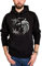 Witcher Hoodie Wolf Emblem mit Kapuze schwarz - S