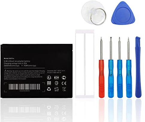 SwarKing Ersatz Akku Kompatibel mit Ulefone S8 S8 Pro with Toolkit