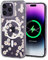 CYRILL by Spigen Cecile Designed for iPhone 14 Pro Max, Floral Pattern Clear Hard PC Back with Shockproof TPU Bumper Protective Case for iPhone 14 Pro Max 6.7 (2022) - White Daisy Mag