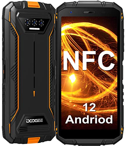 DOOGEE S41 Pro (2022) Rugged Phone, Android 12 Rugged Smartphone, 6300 mAh, Max 7 GB RAM, 32 GB/1 TB Erweiterung ROM, 5.5 Zoll HD+ Display, 13 MP Kamera, NFC,O. Reihe