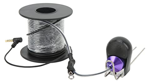 Fischfinder-Kamera, Tragbare Unterwasserkamera CVBS-Format 195 Grad Weitwinkel mit Angelschnur für Bootszubehör (20m/65,6ft)