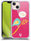 Head Case Designs Rosa Caliente Patrones de Aves Caso Funda de Gel Suave Compatible con Apple iPhone 13